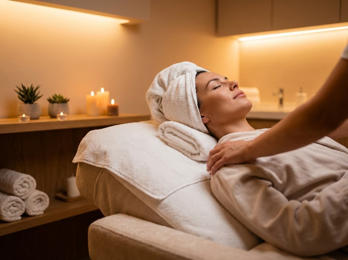 Sesión de presoterapia en clínica de Alicante